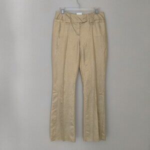Dolce & Gabbana Metallic Gold Pants  Size 28 Italian 42